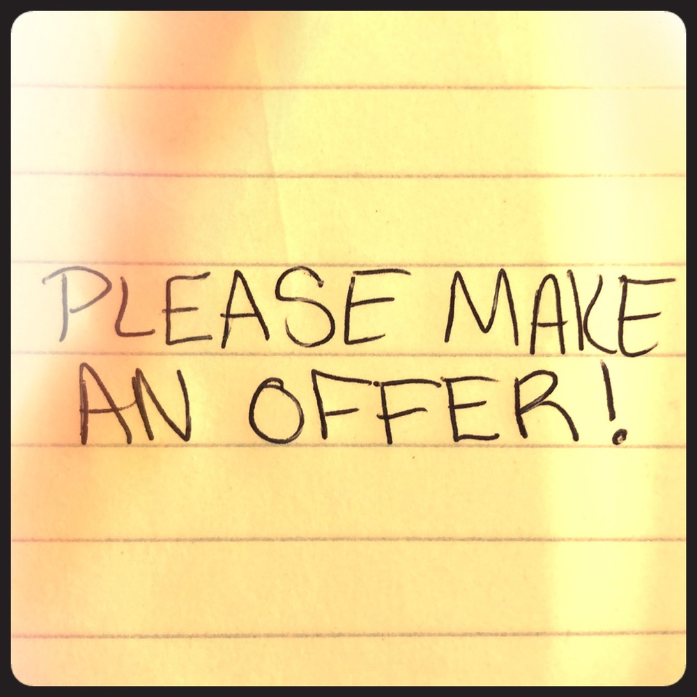 Make me an offer on items!